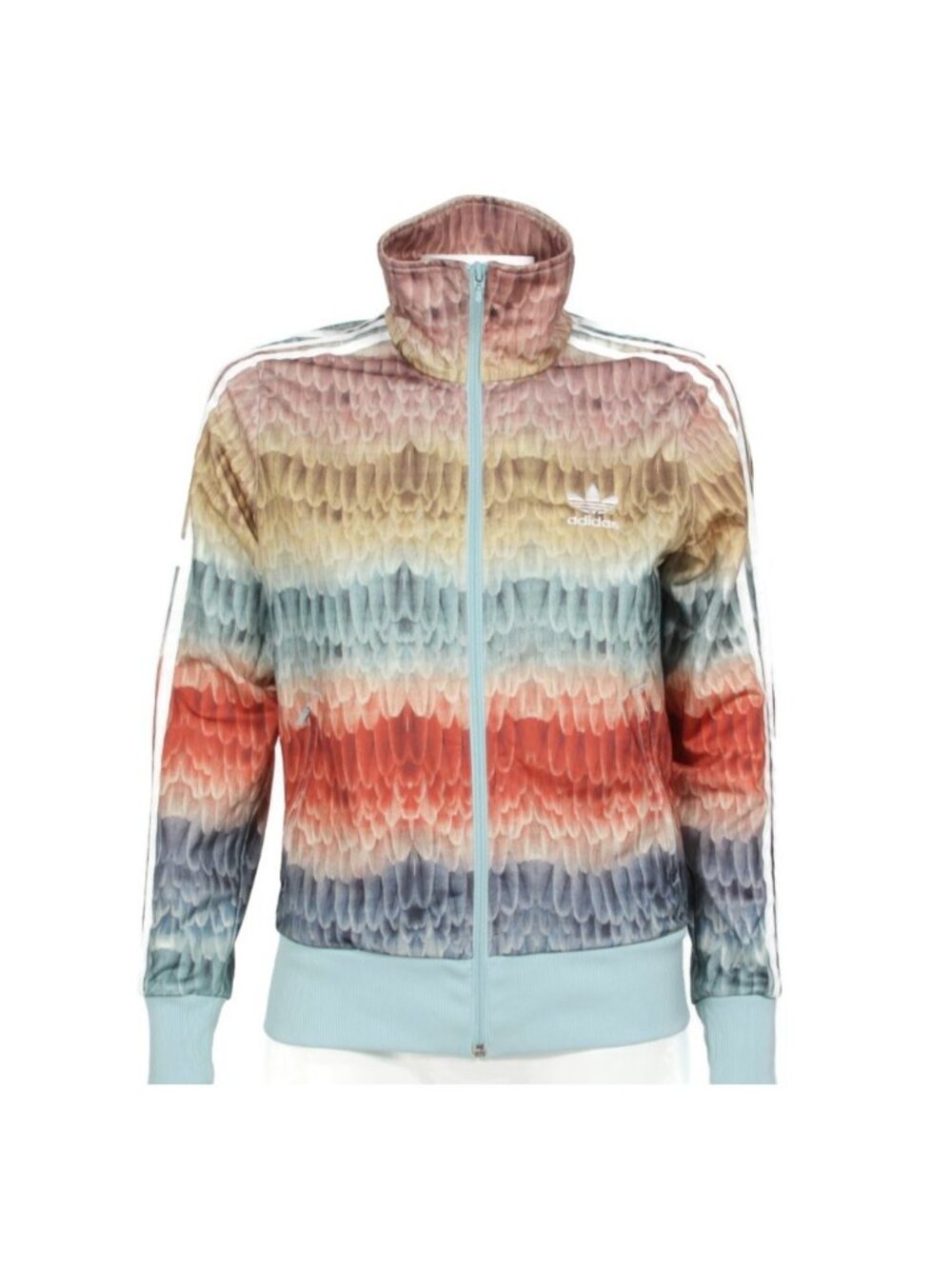 2014 Adidas Originals FARM RIO Menire Firebird Feather Zip Track Jacket Sz S 482 - Picture 1 of 7